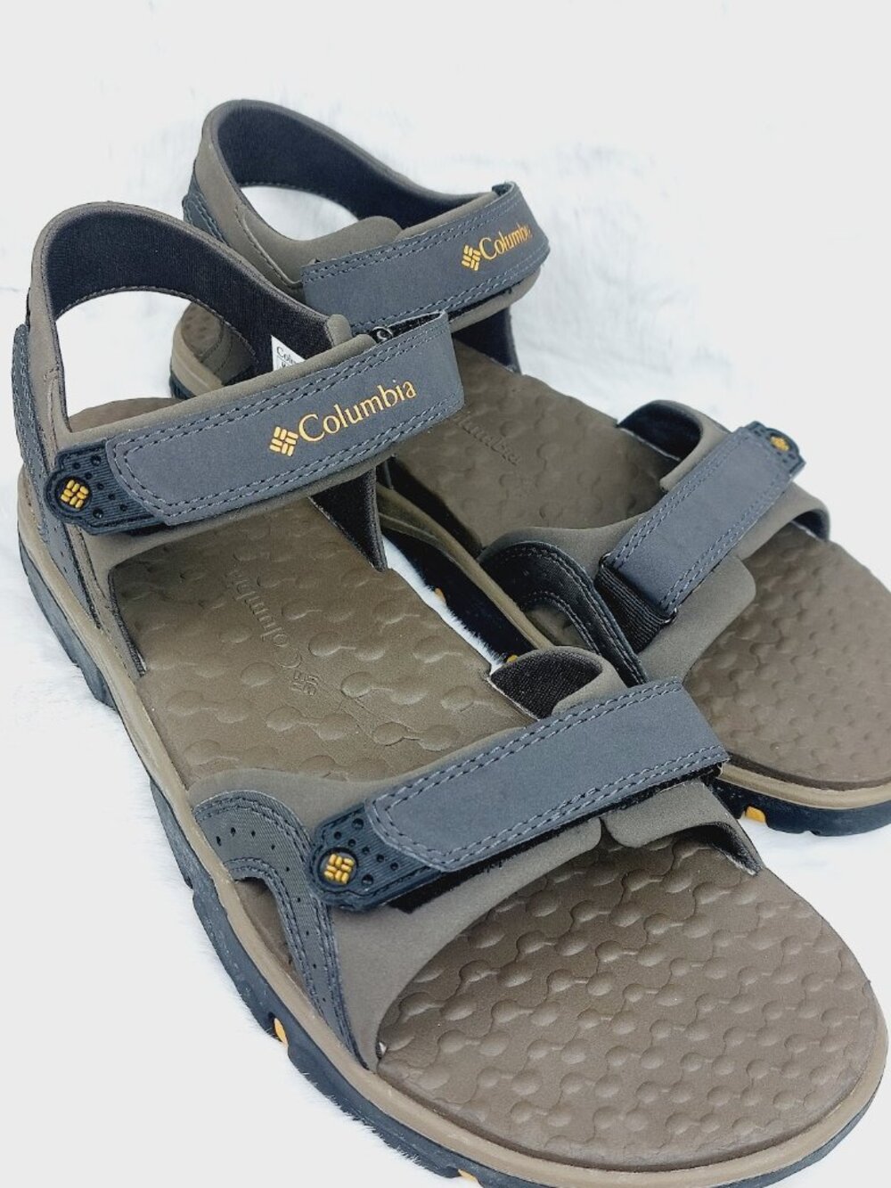 Columbia Men's Gray Riptide Dual Strap Fisherman Hiking Sandal Size 11 - Picture 3 of 10